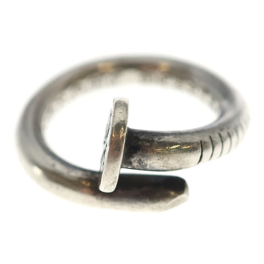 Chrome Hearts Nail Flat Ring Silver