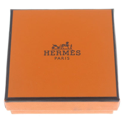 Hermes Pop Logo Earrings Gold Red — view 6