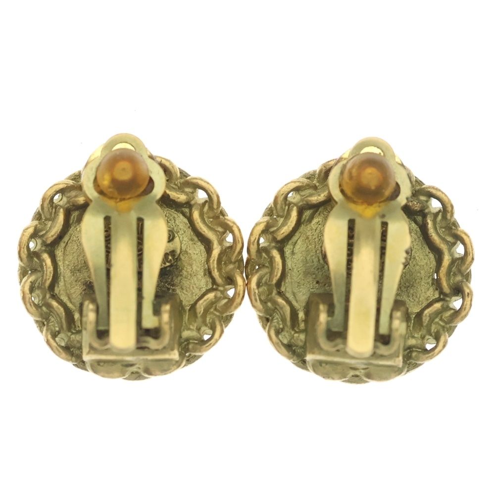 Chanel CC Logo Chain Earring — view 2