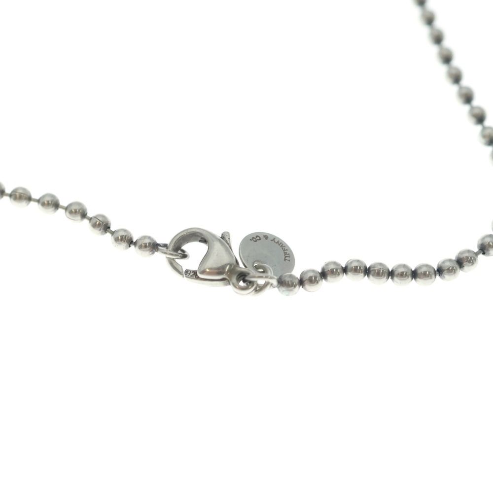 Tiffany & Co Return to Oval Ball Chain Necklace Silver — view 4