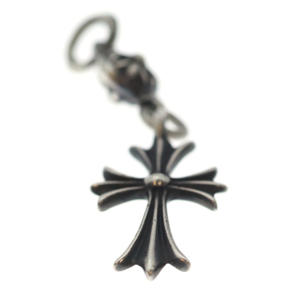 Chrome Hearts Tny CH Crs 1 Ball Tiny CH Cross Charm Pendant Top Silver — view 5