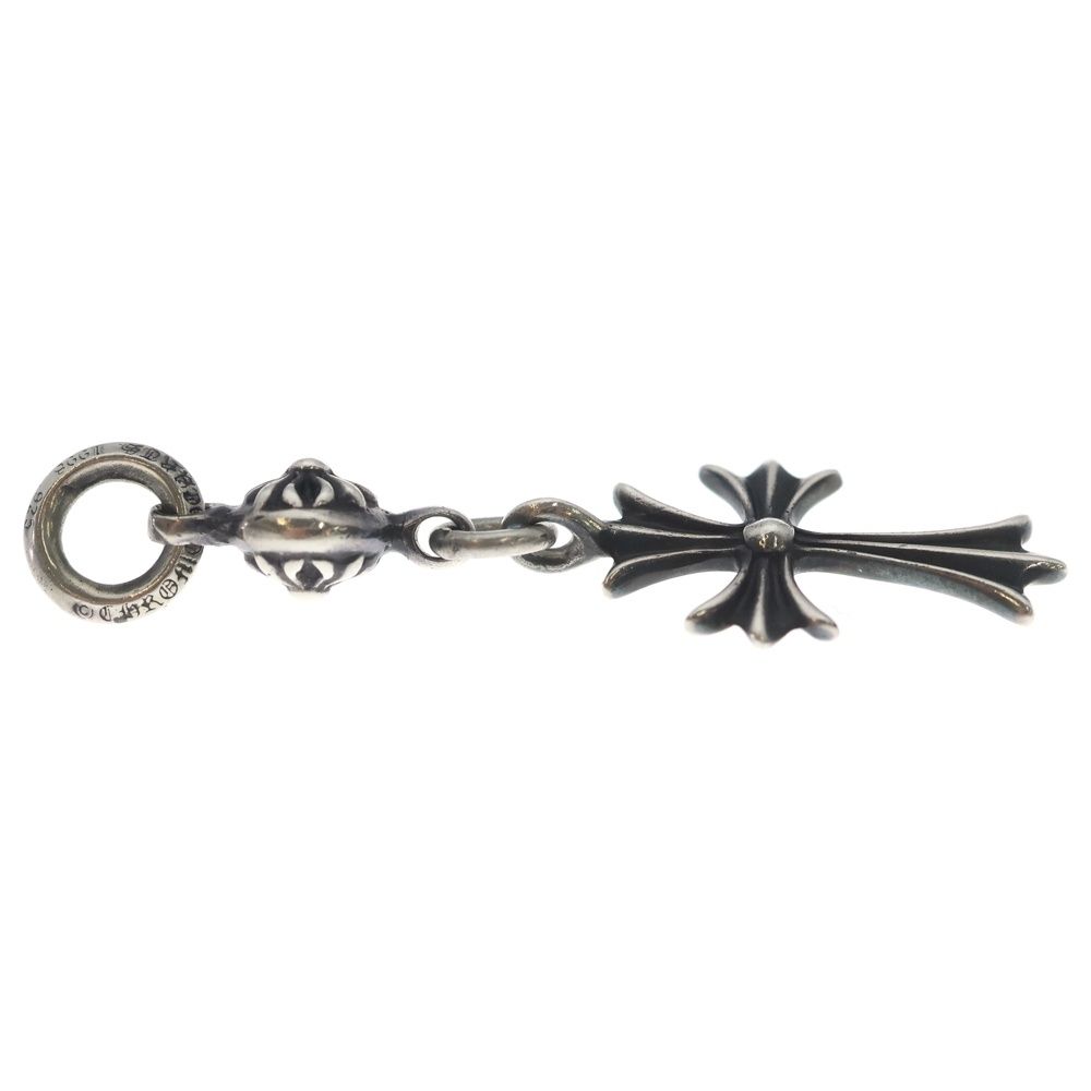 Chrome Hearts Tny CH Crs 1 Ball Tiny CH Cross Charm Pendant Top Silver — view 4