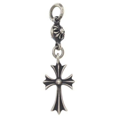 Chrome Hearts Tny CH Crs 1 Ball Tiny CH Cross Charm Pendant Top Silver — view 2