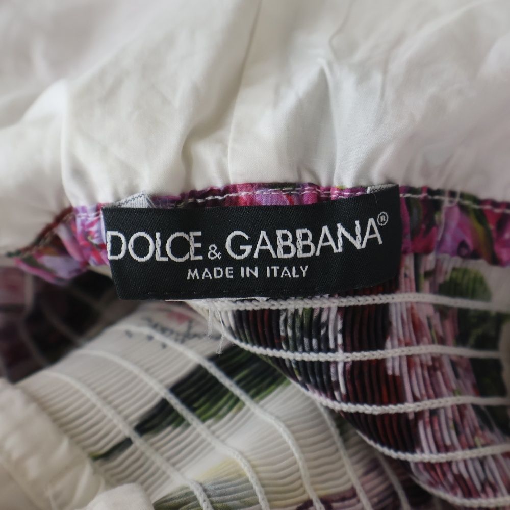 Dolce & Gabbana Flower Print Long Dress Multicolor — view 8