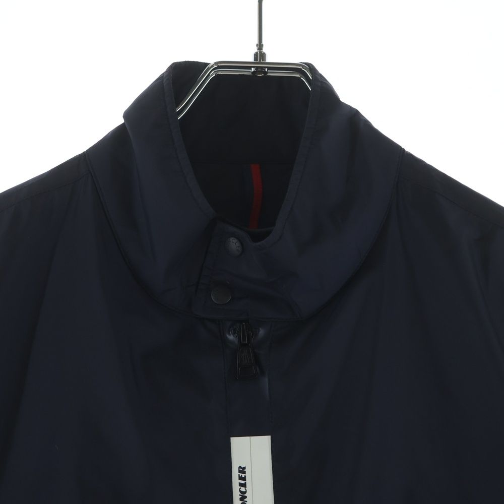 Moncler Wimereux Nylon Jacket Zip Up Front Logo Navy — view 3