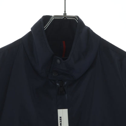 Moncler Wimereux Nylon Jacket Zip Up Front Logo Navy — view 3