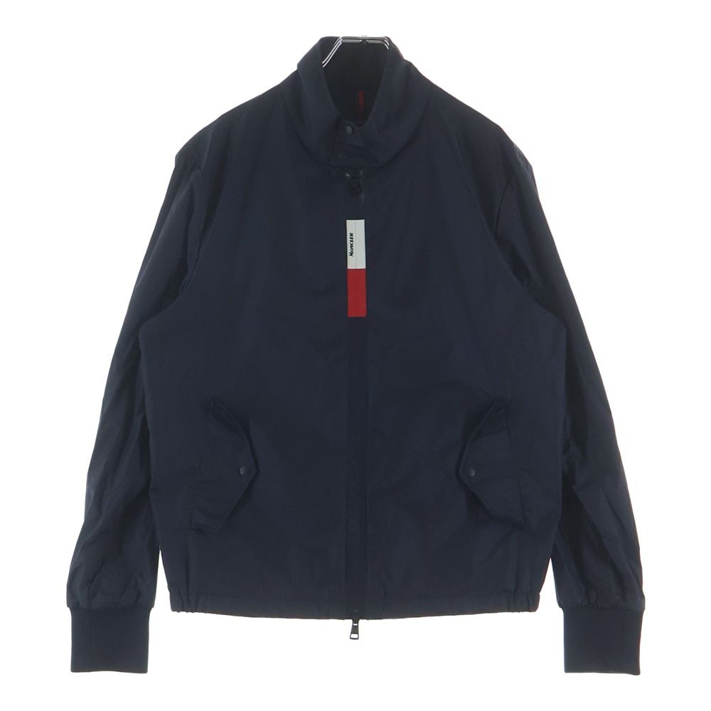 Moncler Wimereux Nylon Jacket Zip Up Front Logo Navy