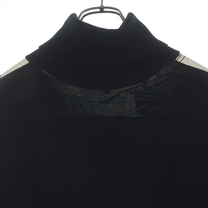 Hermes Soie Decadree Wool Silk Print Turtleneck Knit Sweater Black — view 4