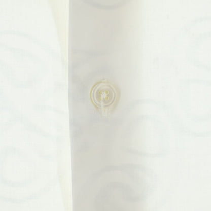Hermes Chaine D'ancre All Over Pattern Cotton Long Sleeve Shirt White — view 5