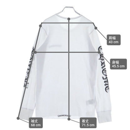 Chrome Hearts Thermal L S Arm Logo Scroll Label Print Long Sleeve Top Crew Neck — view 9