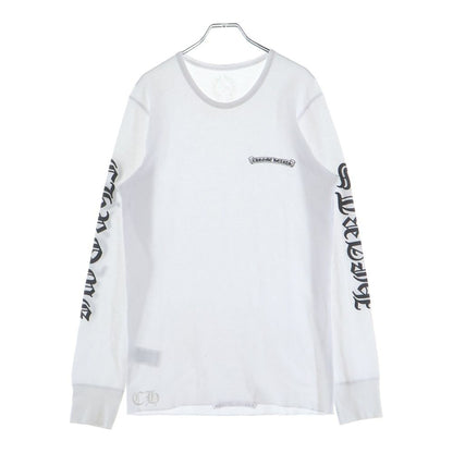 Chrome Hearts Thermal L S Arm Logo Scroll Label Print Long Sleeve Top Crew Neck