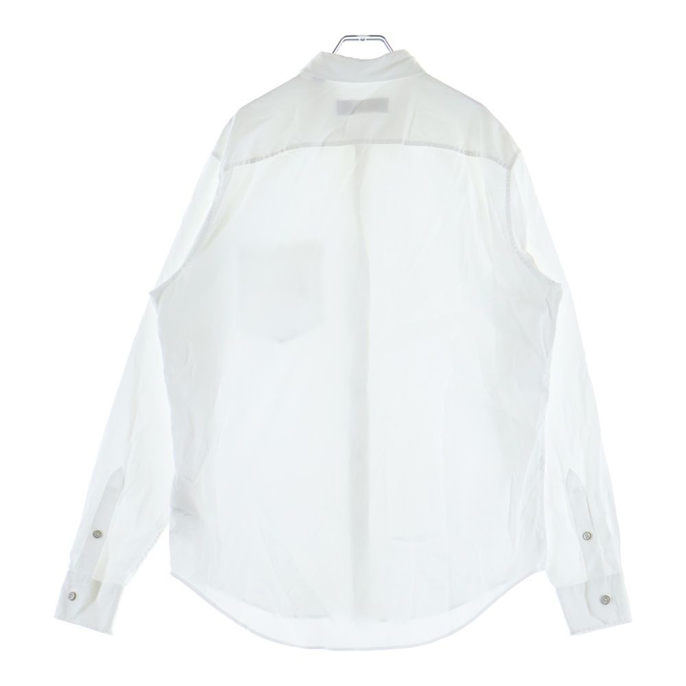 Louis Vuitton LV Logo Embroidery Button Long Sleeve Shirt White MM Jxu — view 2