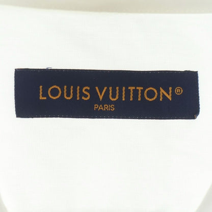 Louis Vuitton LV Logo Embroidery Button Long Sleeve Shirt White MM Jxu — view 6