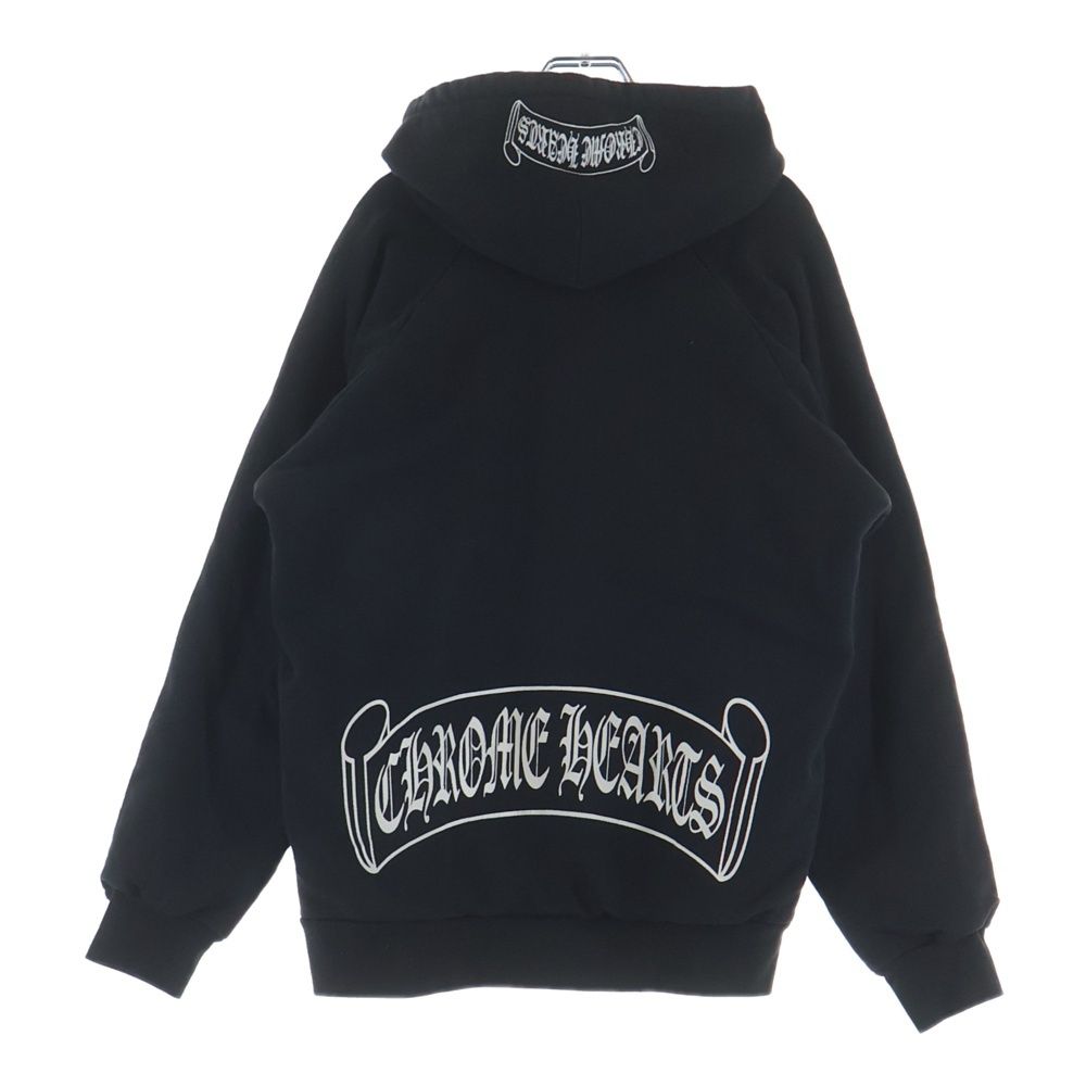 Chrome Hearts Vintage Sweatshirt HD Scroll Label Print Lining Thermal Pullover
