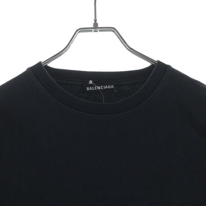 Balenciaga Sinners Tee Oversize Cotton Short Sleeve T-Shirt Black — view 3