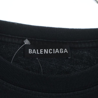 Balenciaga Sinners Tee Oversize Cotton Short Sleeve T-Shirt Black — view 6