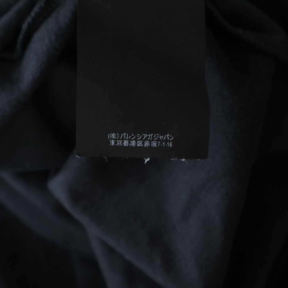 Balenciaga Sinners Tee Oversize Cotton Short Sleeve T-Shirt Black — view 8