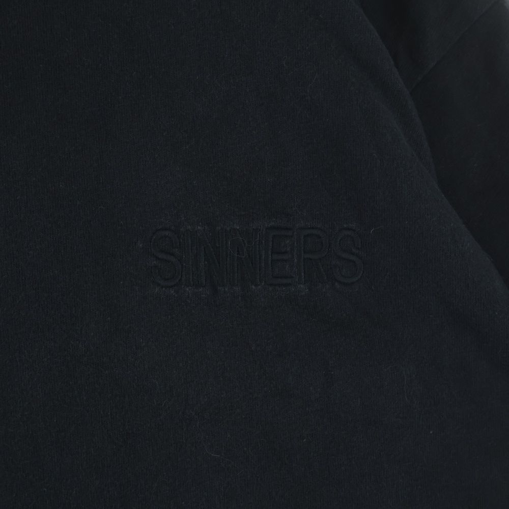 Balenciaga Sinners Tee Oversize Cotton Short Sleeve T-Shirt Black — view 4
