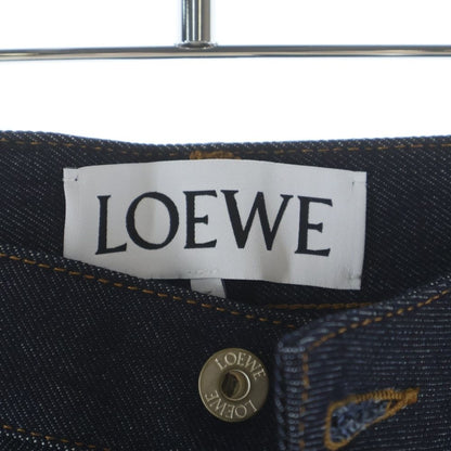 Loewe High Waist Wide Denim Pants Indigo — view 7
