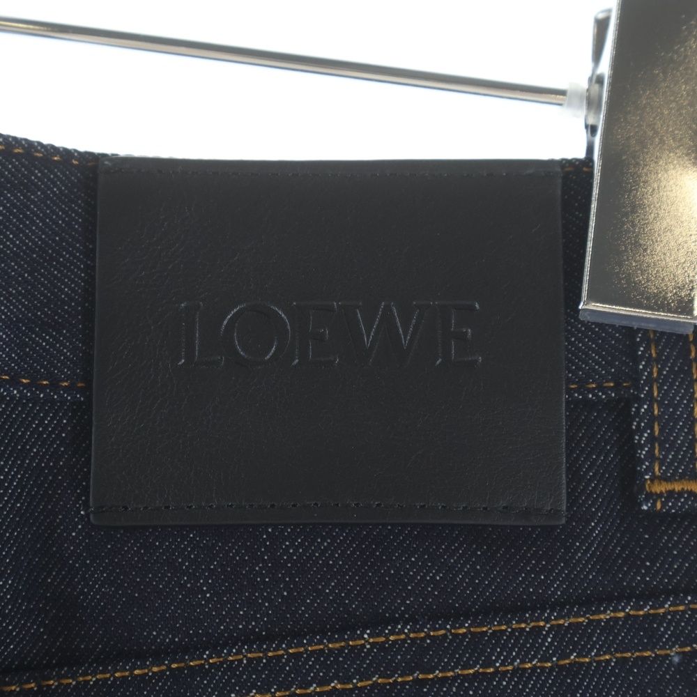 Loewe High Waist Wide Denim Pants Indigo — view 6