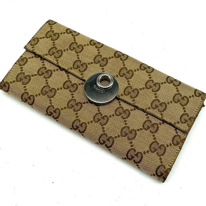 Gucci Wallet Bifold Hook Abbey GG Canvas Card Billfold — view 2