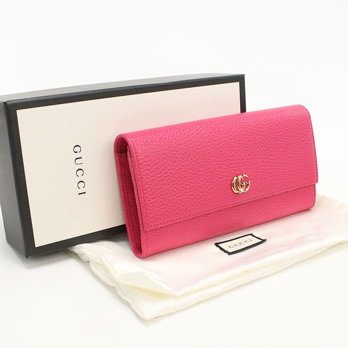 Gucci Continental Wallet GG Marmont Bifold Leather