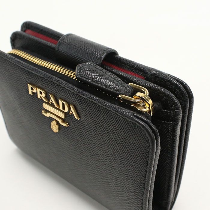 Prada Saffiano Bifold Wallet Leather — view 7