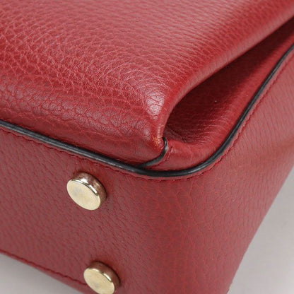 Gucci Chain Interlocking Crossbody Shoulder Bag Leather — view 9