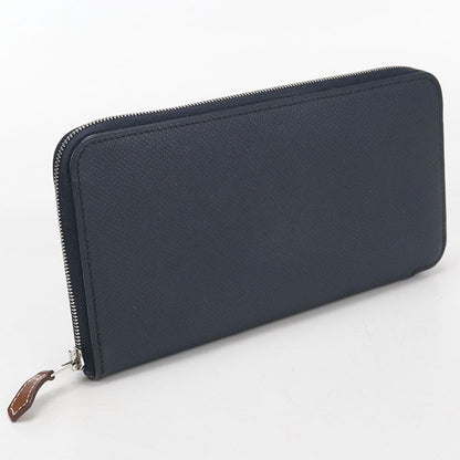 Hermes Azap Long Silk in Wallet Zip Around Epsom Ustam