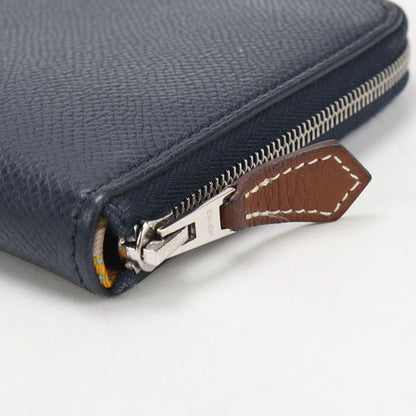 Hermes Azap Long Silk in Wallet Zip Around Epsom Ustam — view 8