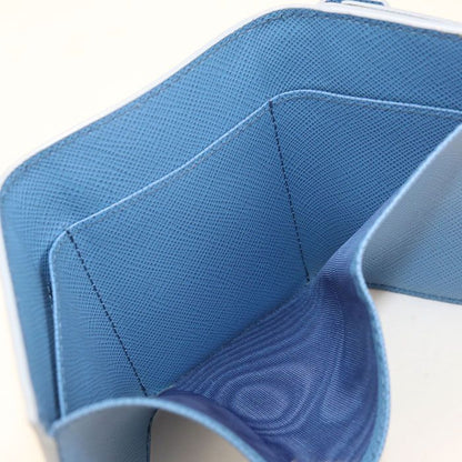 Prada Saffiano Leather Trifold Wallet Calf — view 4