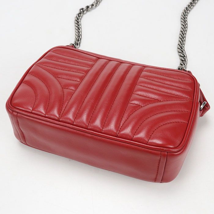 Prada Chain Diagram Crossbody Shoulder Bag Quilted Leather — view 2