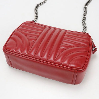 Prada Chain Diagram Crossbody Shoulder Bag Quilted Leather — view 2
