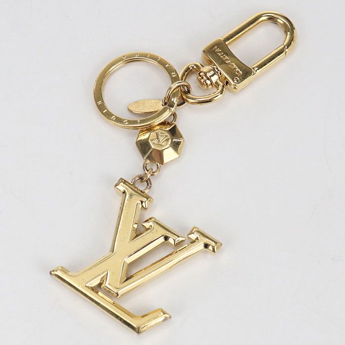 Louis Vuitton Key Holder LV Facet Key Ring Metal