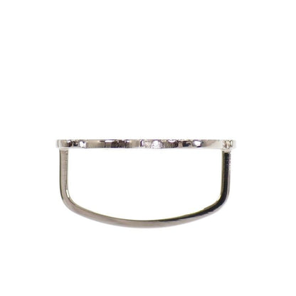 Hermes Scarf Ring Ankle Anchor Brass Palladium Silver Marine — view 6