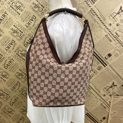 Gucci GG Canvas Shoulder Bag Business Travel
