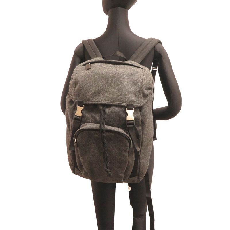 Prada Backpack Gray — view 9