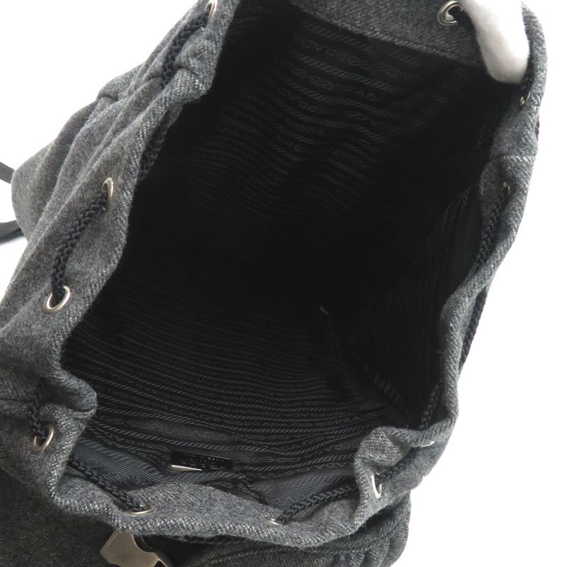 Prada Backpack Gray — view 7