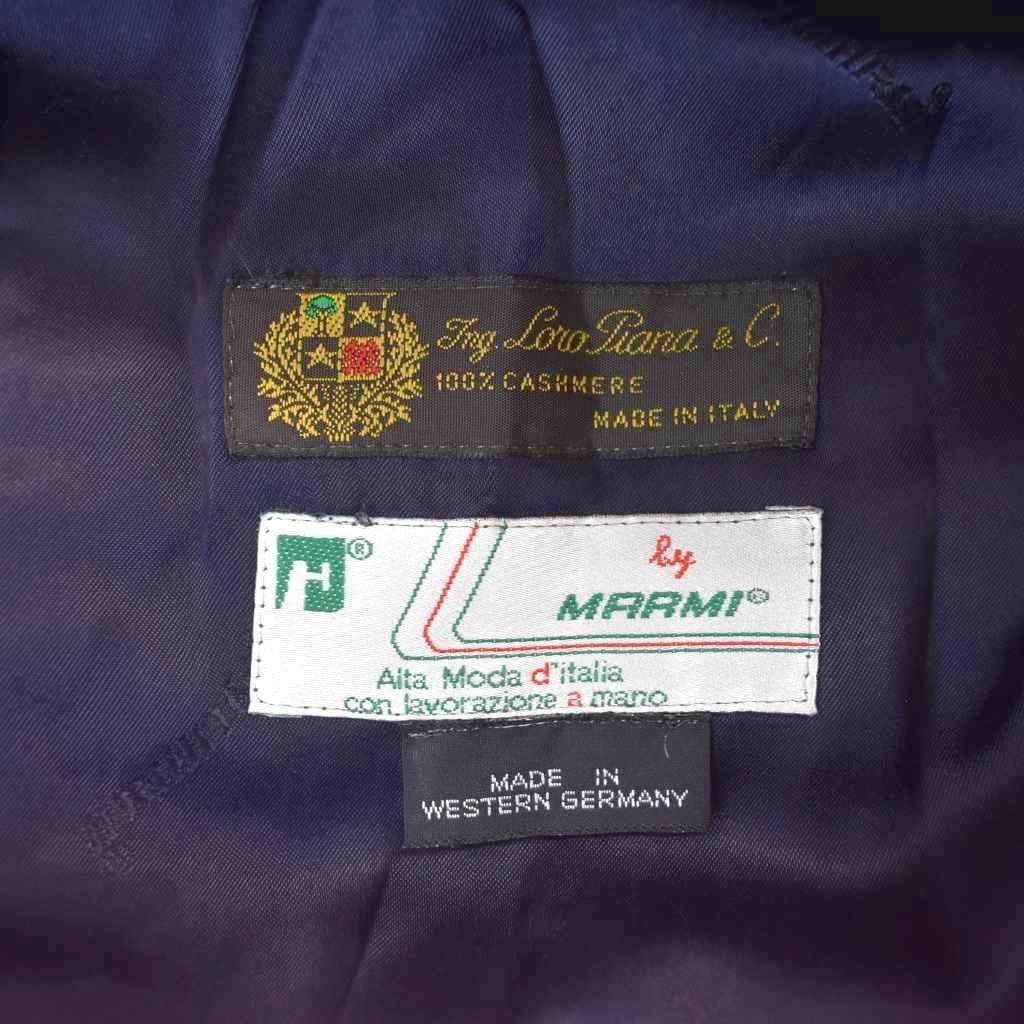 Loro Piana Che Star Coat Long Cashmere Navy — view 3