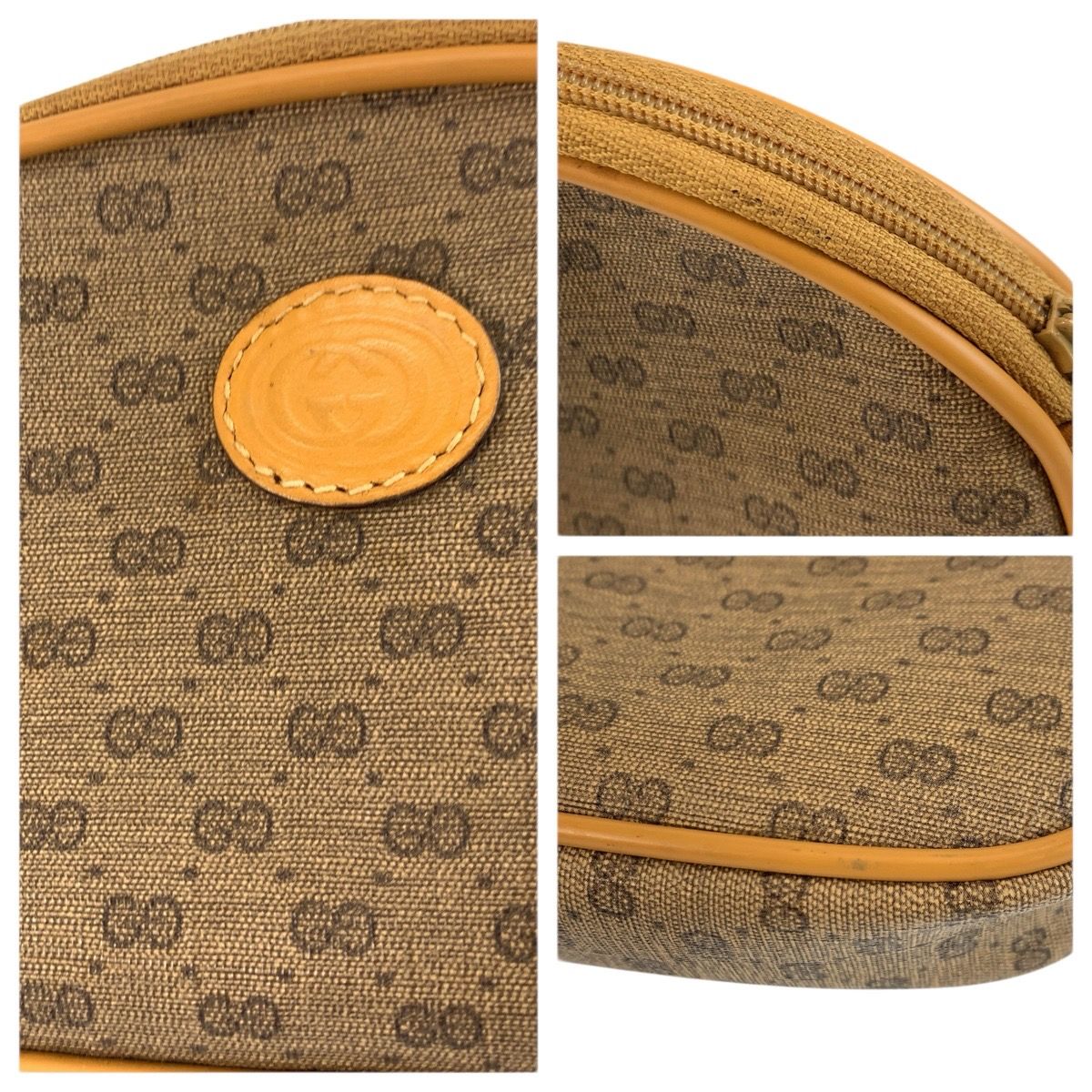 Gucci Vintage Micro GG Interlocking Supreme Canvas 039 58 Pouch Makeup — view 6