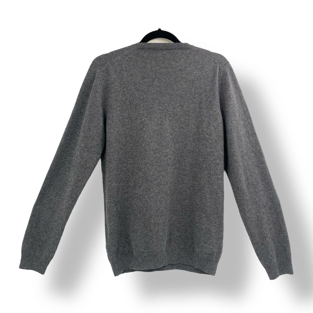 Gucci Sweater Gray V-neck Cashmere XL — view 3