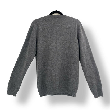 Gucci Sweater Gray V-neck Cashmere XL — view 3