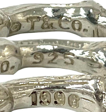 Tiffany & Co Bamboo 925 Sterling Silver Ring — view 3