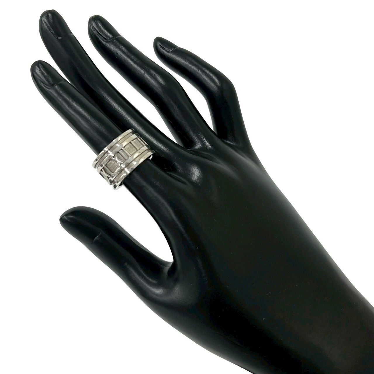 Tiffany & Co Wide Atlas Ring 925 Sterling Silver — view 2