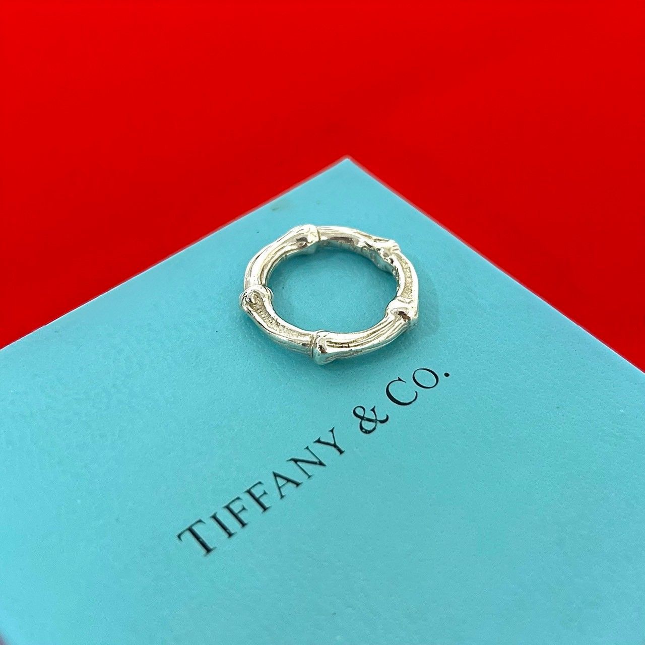 Tiffany & Co Bamboo 925 Sterling Silver Ring