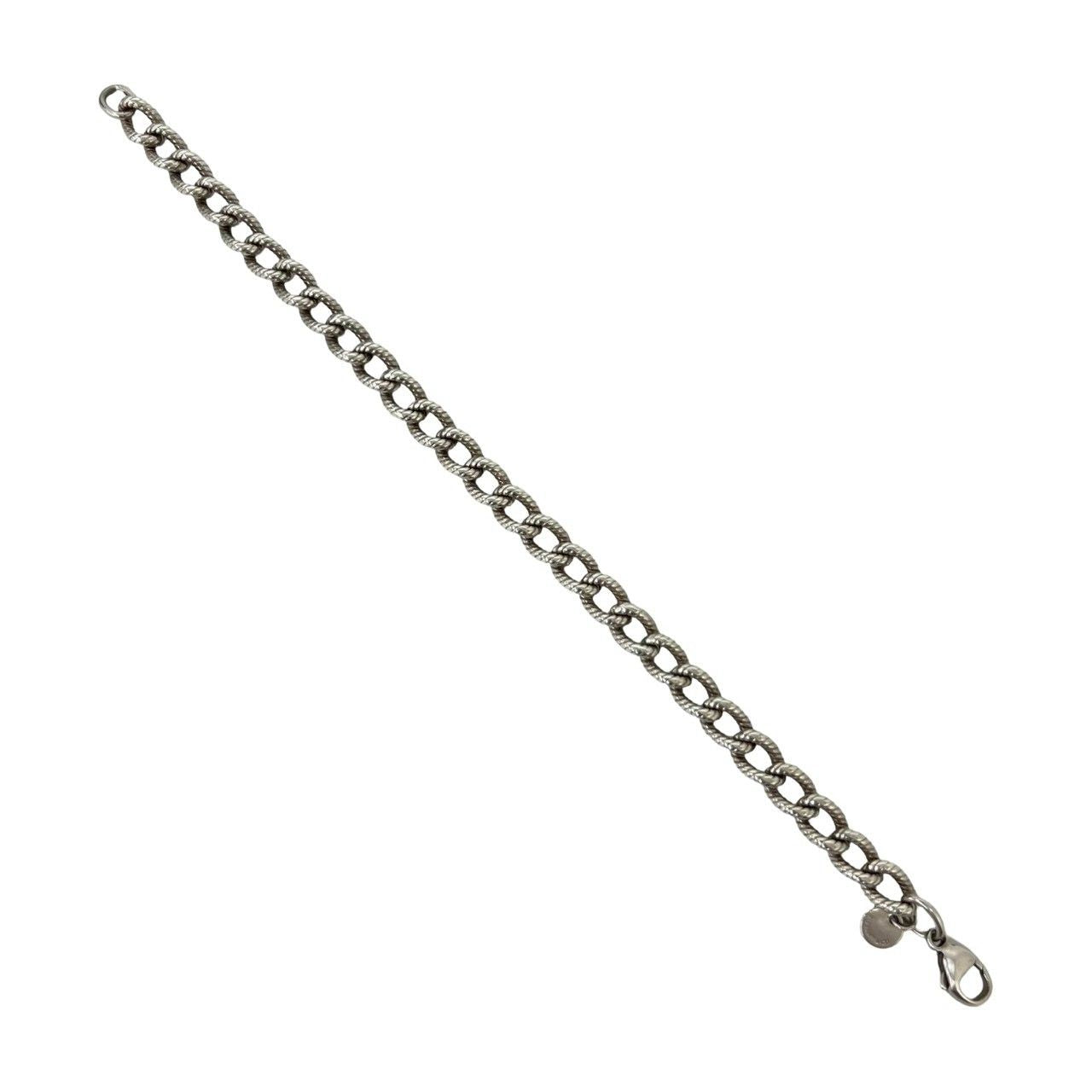 Tiffany & Co Box Twist Rope Bracelet 925 Sterling Silver Chain — view 5