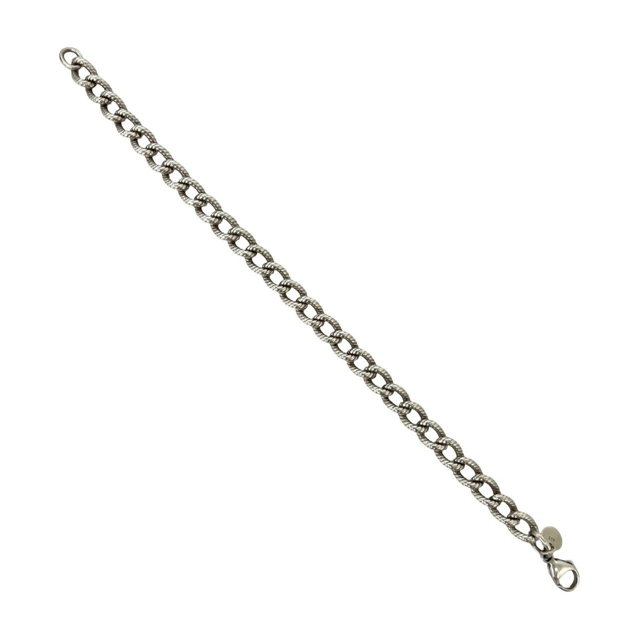 Tiffany & Co Box Twist Rope Bracelet 925 Sterling Silver Chain — view 6