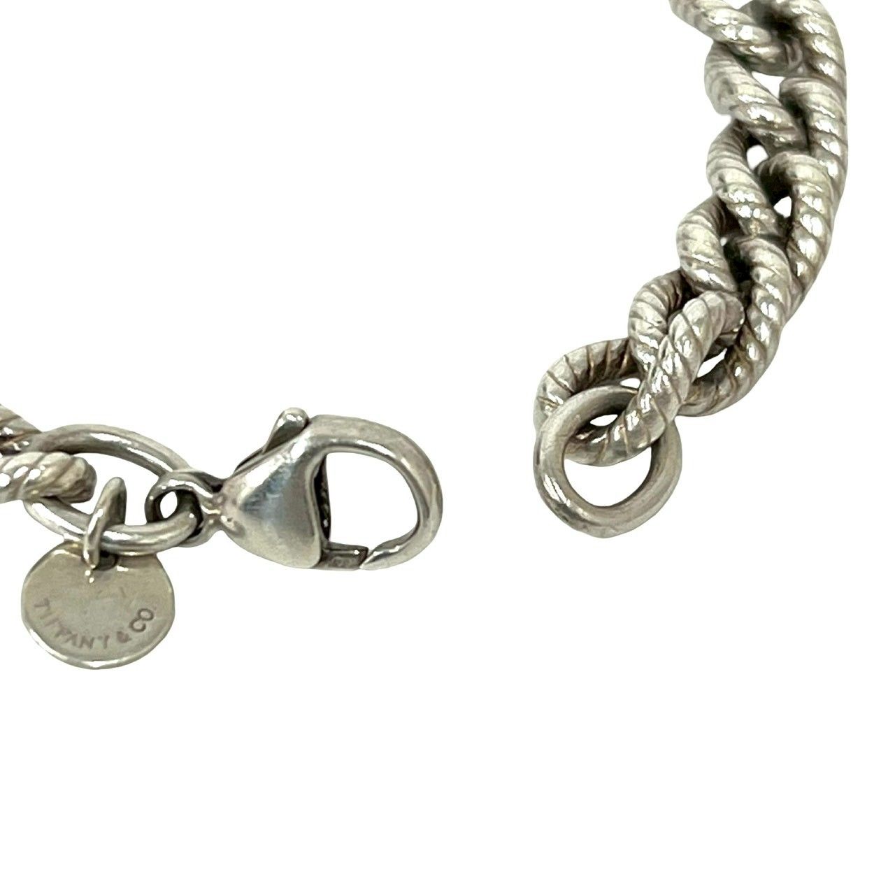 Tiffany & Co Box Twist Rope Bracelet 925 Sterling Silver Chain — view 4