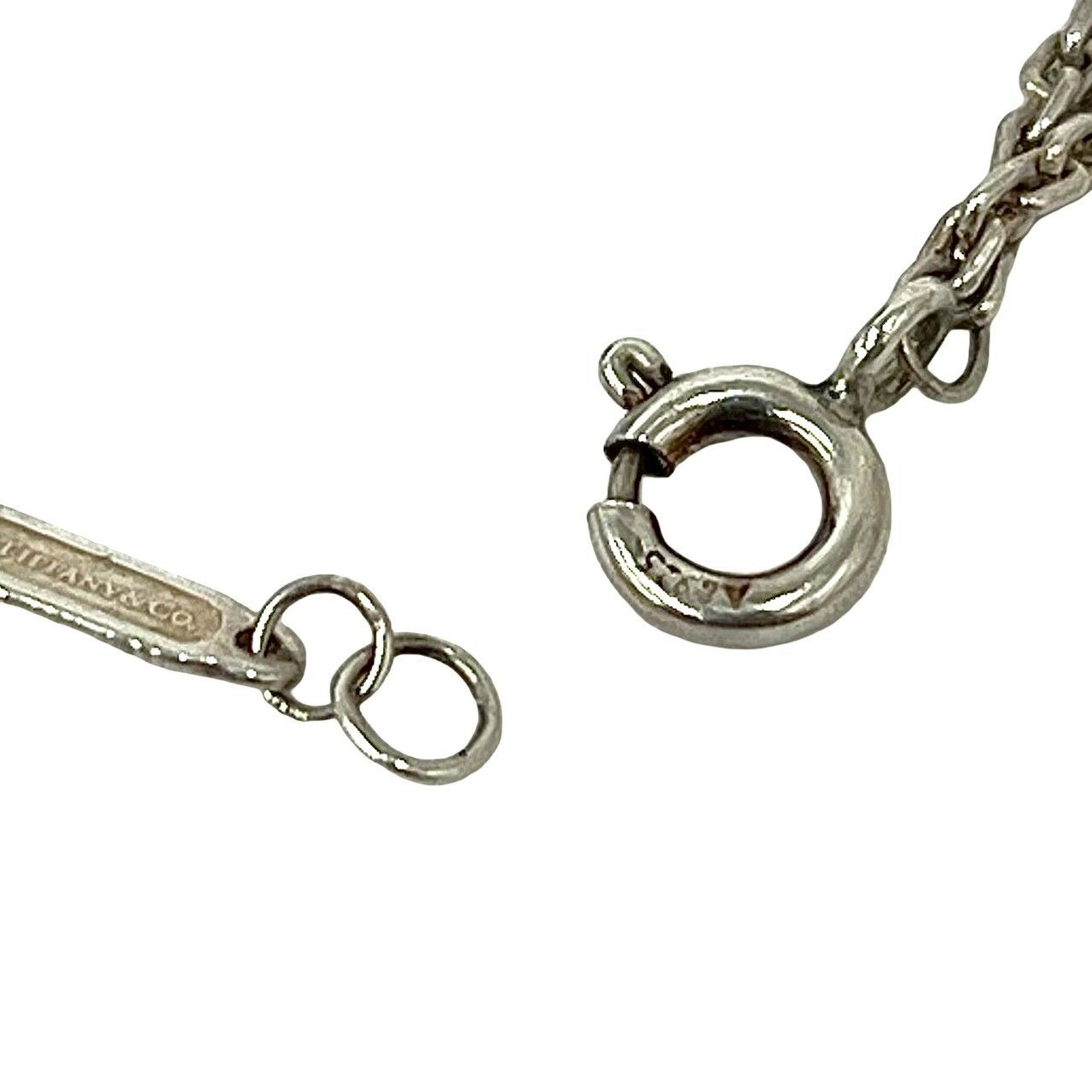 Tiffany & Co Large Double Link 925 Sterling Silver Necklace Pendant — view 4