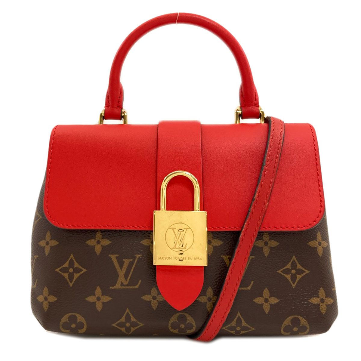 Louis Vuitton Locky BB Handbag Monogram Canvas